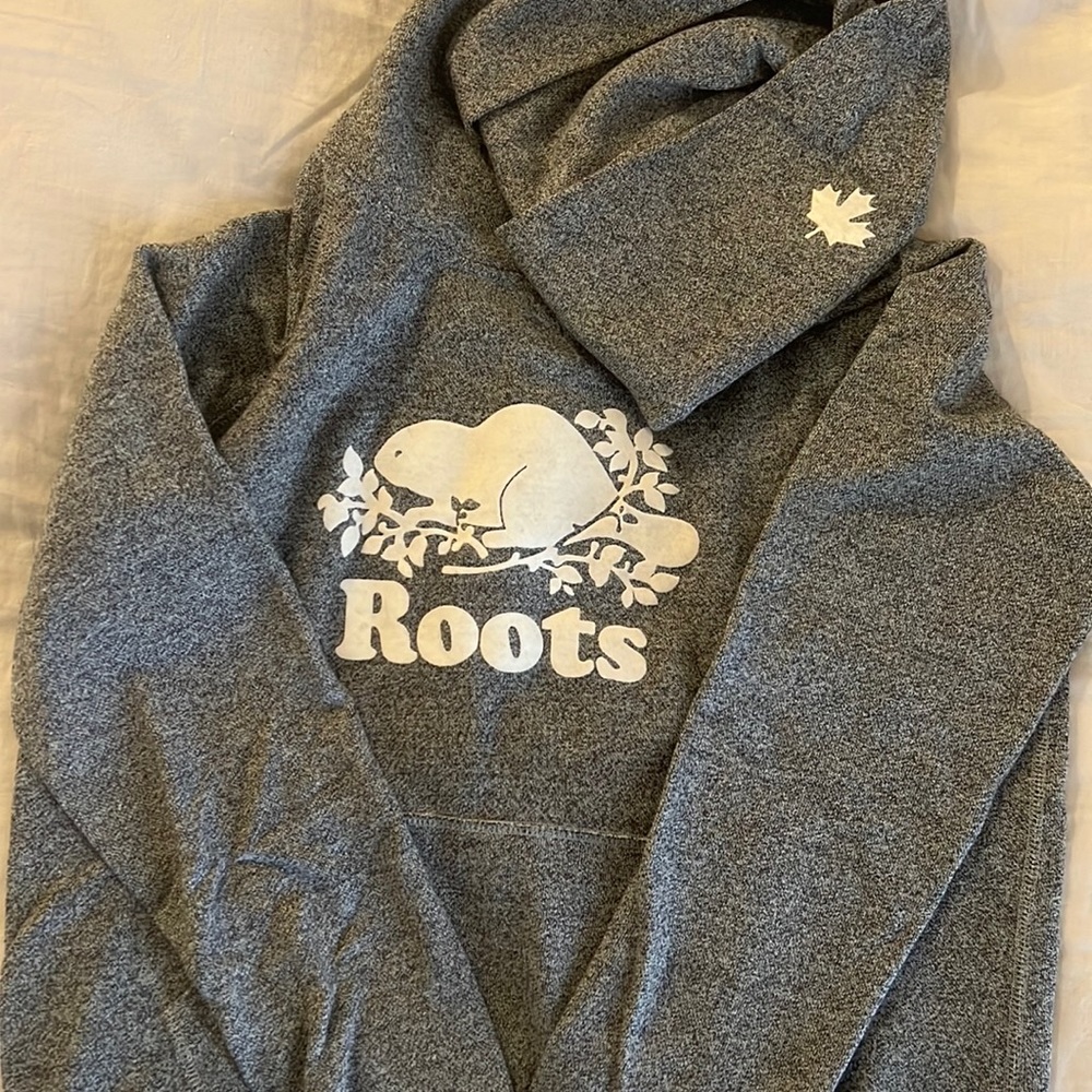Roots Salt & Pepper Kanga Sweatshirt Hoodie size Medium